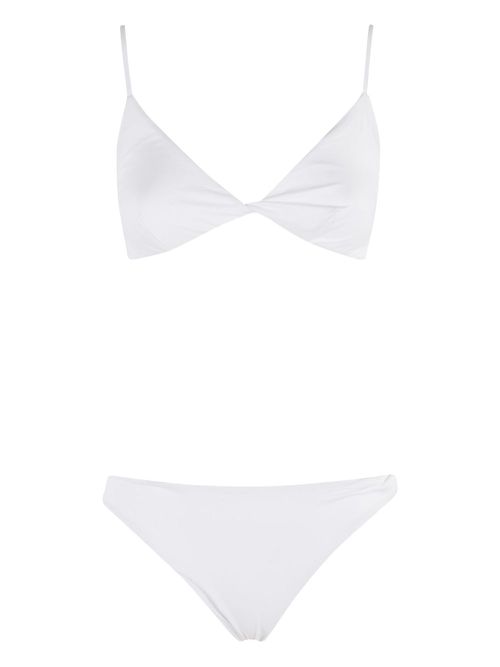 Federica Tosi Torcion twist-detail bikini - White