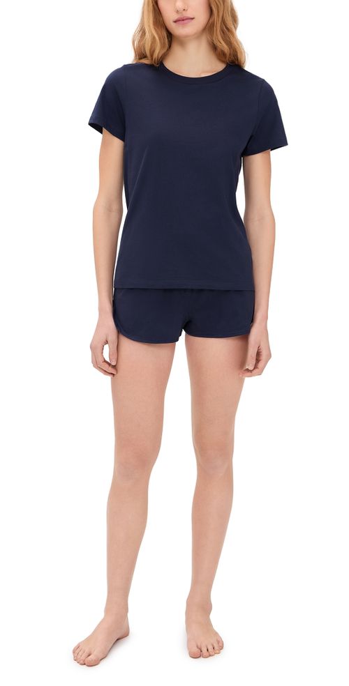 Mia Boxer Pajama Set Eclipse