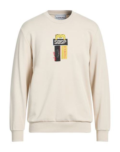 Felpa Man Sweatshirt Sand Size L Cotton, Polyester