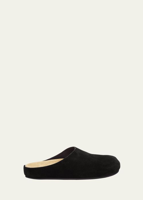 Hugo Suede Easy Mules