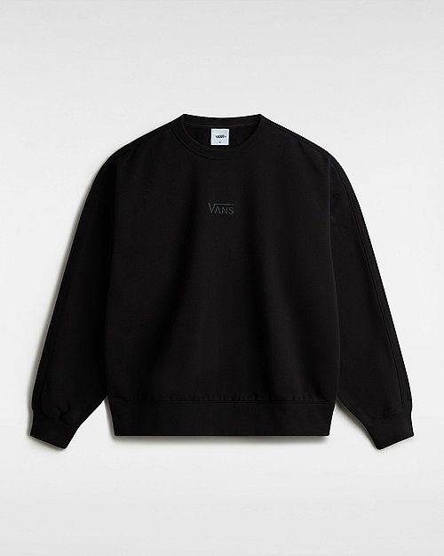 VANS Premium Logo Crew Sweatshirt (black) Unisex Black, Size L