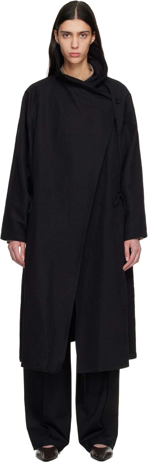 Black Sculptured Coat