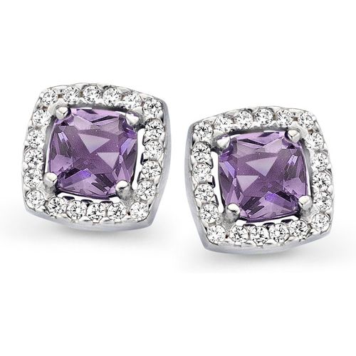 Orphelia 'Faustine' WoMens 925 Sterling Silver Stud Earrings - ZO-7199/LA - One Size