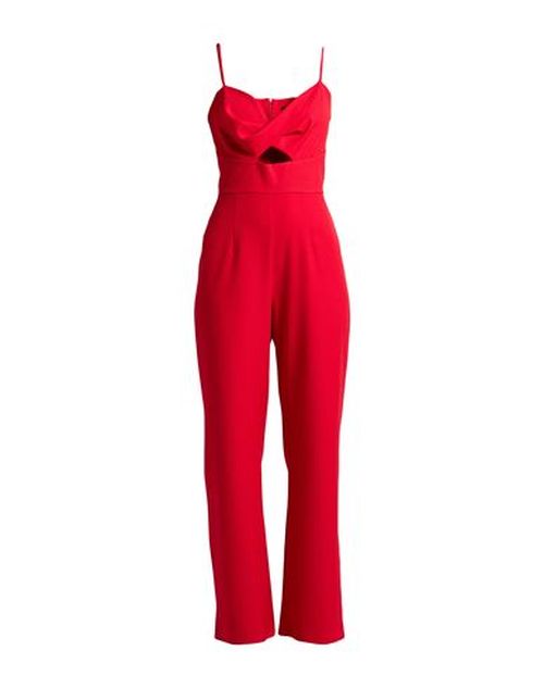 Little Woman Jumpsuit Red Size 14 Polyester, Elastane