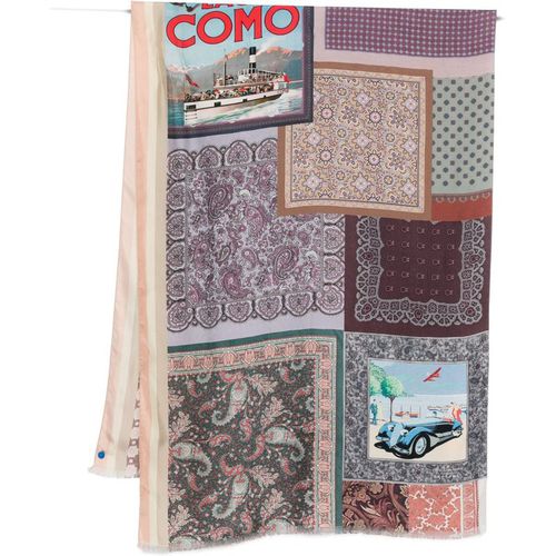 Pierre Louis Mascia Lago Di Como Silk Printed Scarf