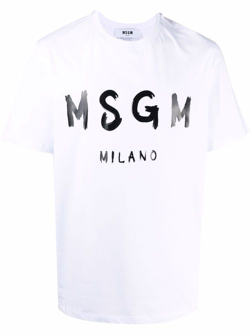 Brushed Logo Cotton T-Shirt