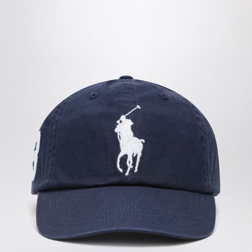 Navy Baseball Cap With Logo