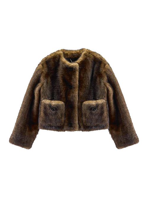 Teddy Cropped Jacket