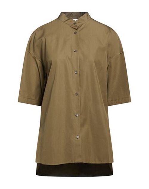 Woman Shirt Khaki Size 6 Cotton