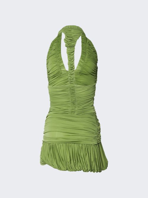 Beach Glass Bubble Mini Dress Dypsis Green