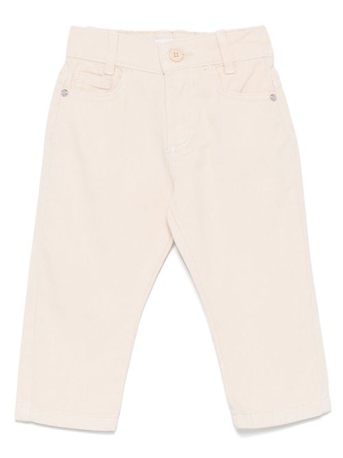 TRUSSARDI JUNIOR cotton jeans - Neutrals