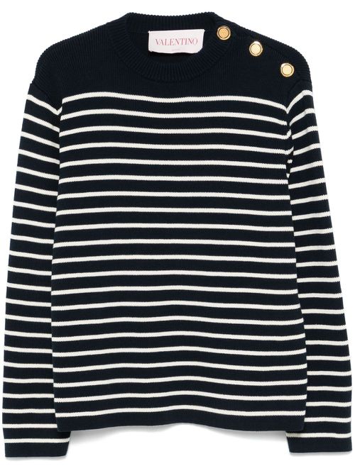 Striped sweater - Blue