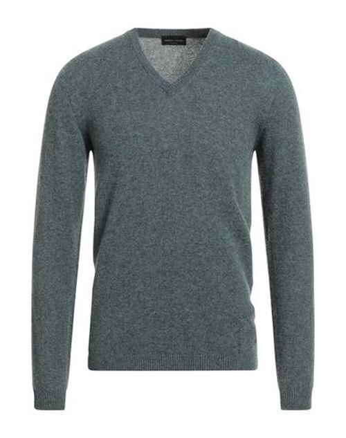 Man Sweater Slate blue Size 38 Wool