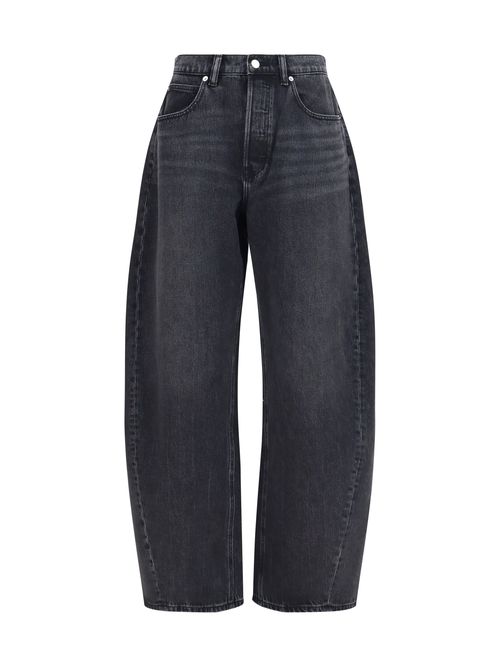 Crystal Balloon Jeans — Gray