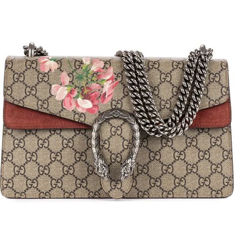 Gucci Pre-owned Womens Blooms Dionysus Small Shoulder Bag - Beige - One