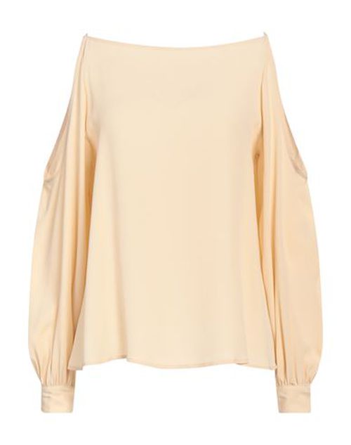 Woman Top Pastel yellow Size 4 Acetate, Silk