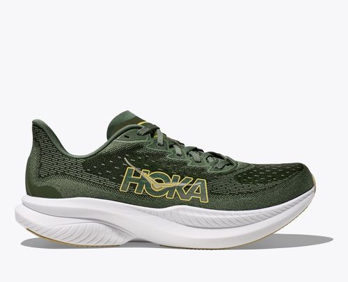 HOKA Men's Mach 6 Shoes in Succulent/Fern