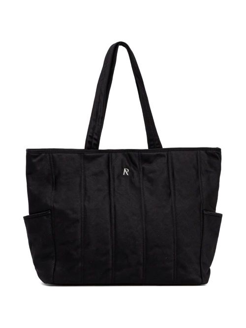 Quilted tote bag - Black