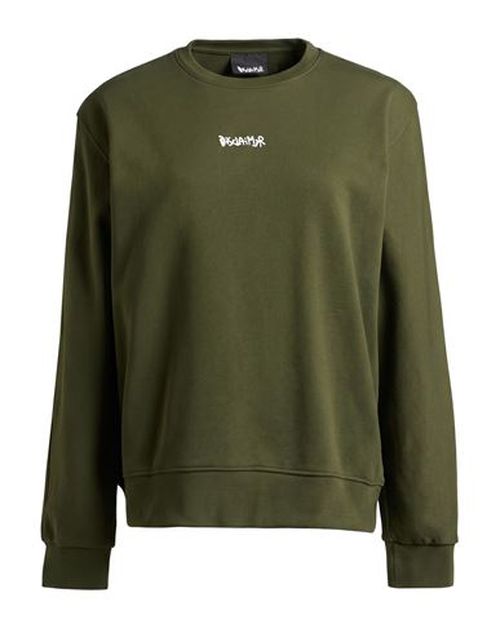 Woman Sweatshirt Military green Size L Cotton
