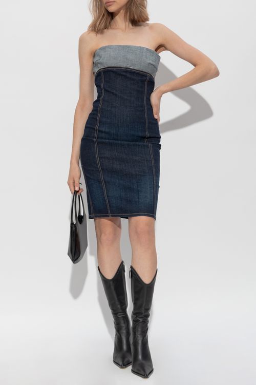 Denim Dress, Women's, Navy Blue