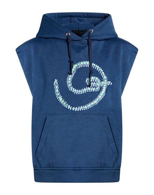 Man Sweatshirt Slate blue Size S Cotton, Polyester