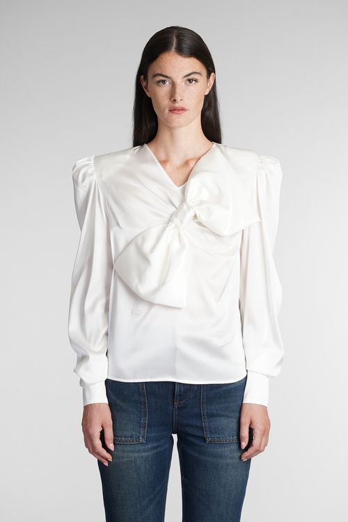 Blouse In White Silk