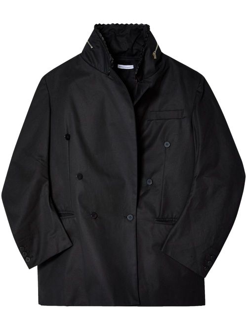 Raggio double-breasted jacket - Black
