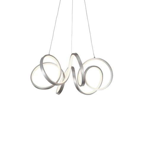 Synergy LED Contemporary Chandelier in Bra