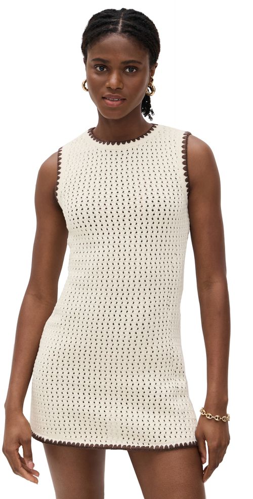 ALIGNE | ALIGNE Immy Crochet Mini Dress White | Realry