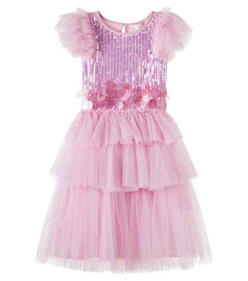Aphrodite embellished cotton tulle dress