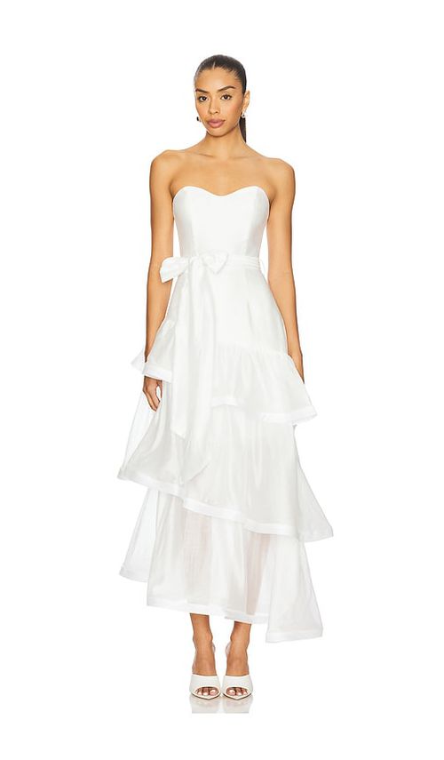 ELLIATT MAXIKLEID KALANI in Ivory. Größe XS. Also in