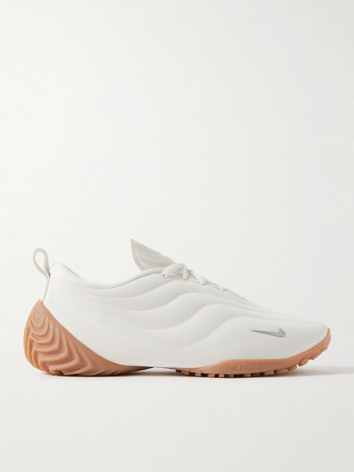Astra Ultra Quilted Brushed-shell Sneakers - Off-white