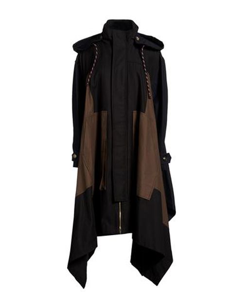 Woman Overcoat & Trench Coat Midnight blue Size 2 Cotton