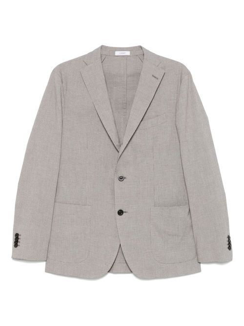 Boglioli houndstooth-pattern blazer - Grey