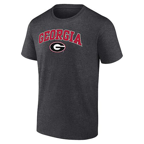 Men's Fanatics Heather Charcoal Georgia Bulldogs Campus T-Shirt - Size 2xl