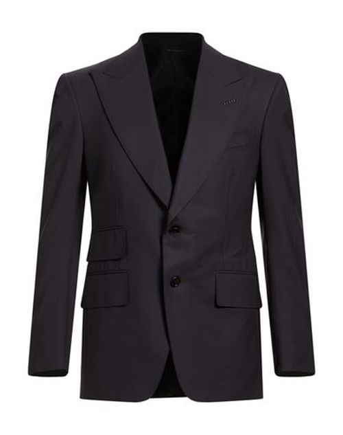 Man Blazer Midnight blue Size 42 Wool, Elastane