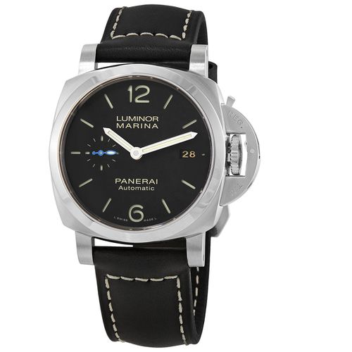 Pre-owned Luminor Marina Black Dial Mens Watch PAM02392