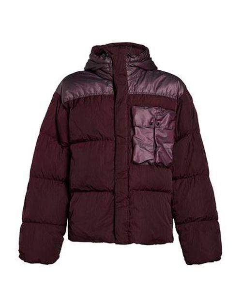 C. p. Company Man Puffer Burgundy Size 3XL Polyamide