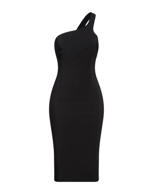 Olla Parég Woman Midi dress Black Size 8 Polyester, Elastane