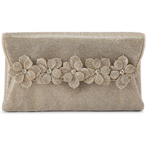 Carvela Womens Petalo Envelope Clutch Bag - Gold - One