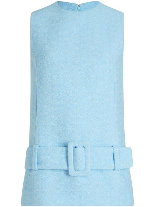 Belted minidress - Blue