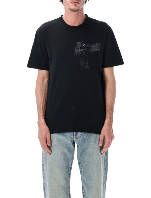 Essential Short Sleeve T-Shirt with Textured Pocket - Large Size