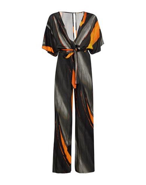 Natural Feeling Woman Jumpsuit Charcoal Size L Viscose