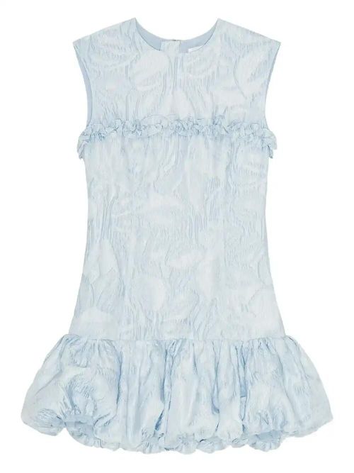 GANNI - Cloqué Corset Mini Dress - Women's - Recycled Polyester/Polyester/Nylon