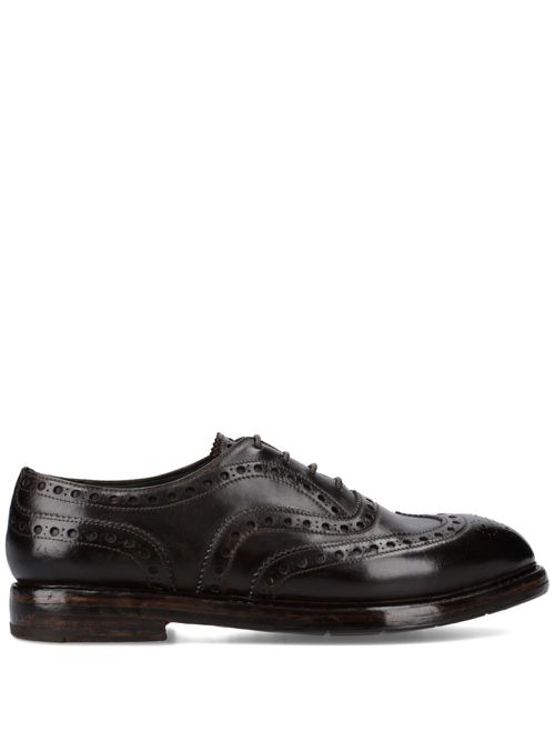 Leather Oxford shoes - Brown