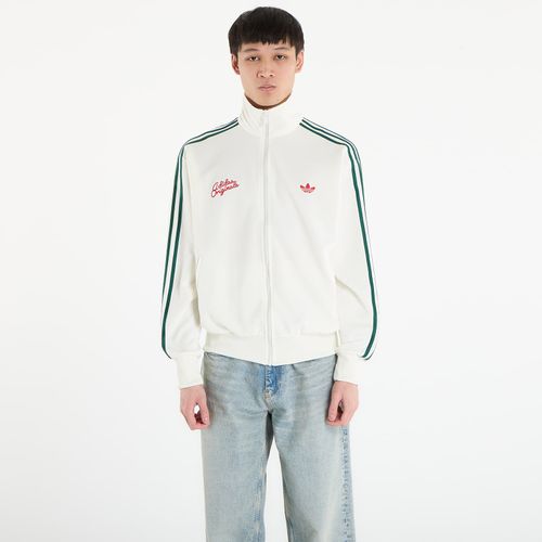 Sweatshirt adidas Firebird Roses Track Top Off White/ Collegiate Green
