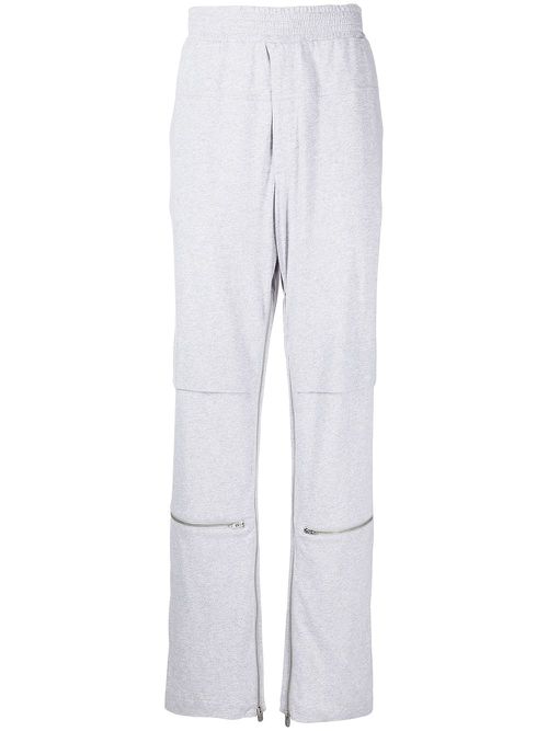 Straight-leg track pants - Grey