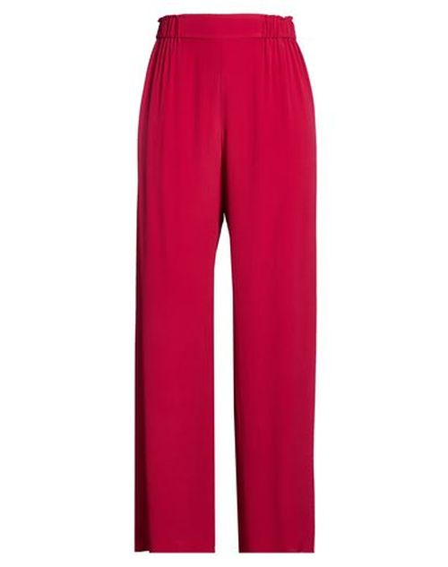 Woman Pants Garnet Size 12 Acetate, Silk