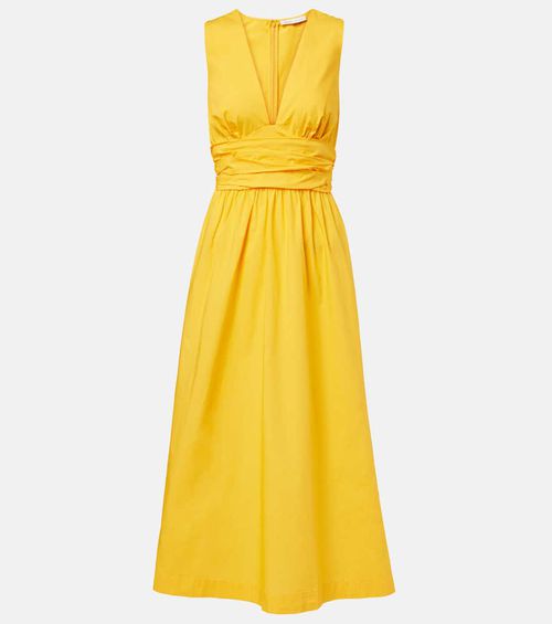 Mimosa cotton midi dress
