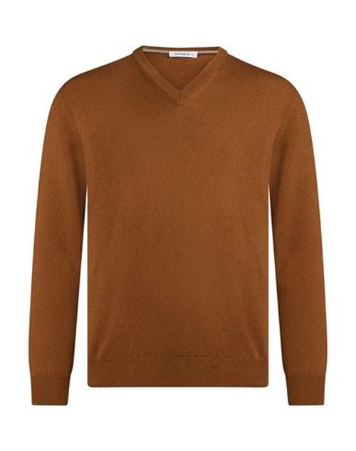 Man Sweater Camel Size 42 Wool, Cashmere